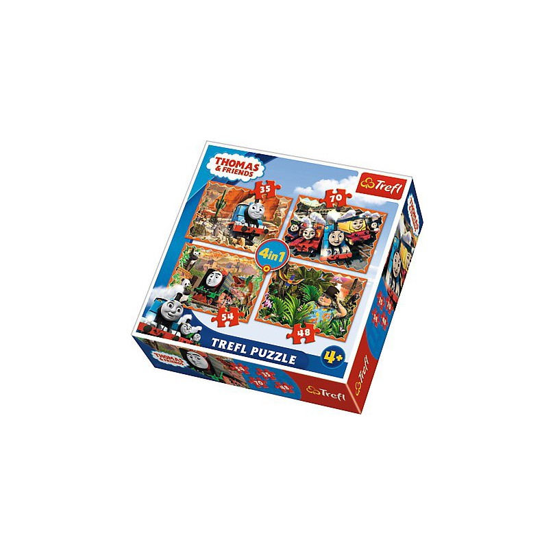 Trefl Puzzle 4w1 Tomek i Przyjaciele 207 elementów