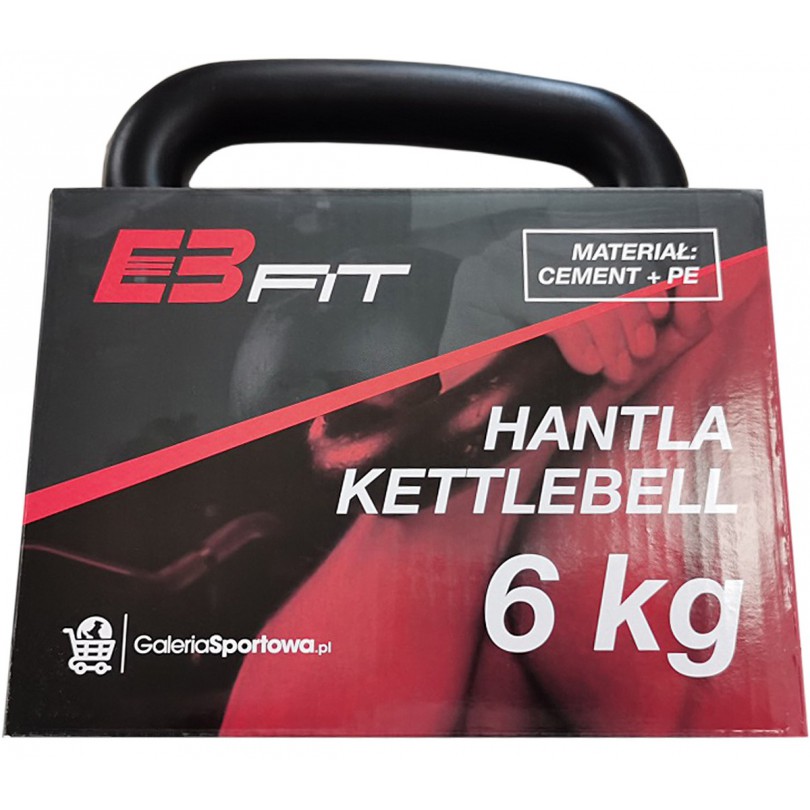 Kettlebell 6kg Odważnik Ciężarek Hantla EB fit