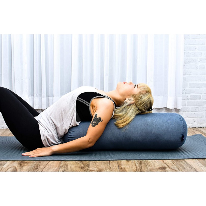 Leewadee duża poduszka wałek do jogi medytacji